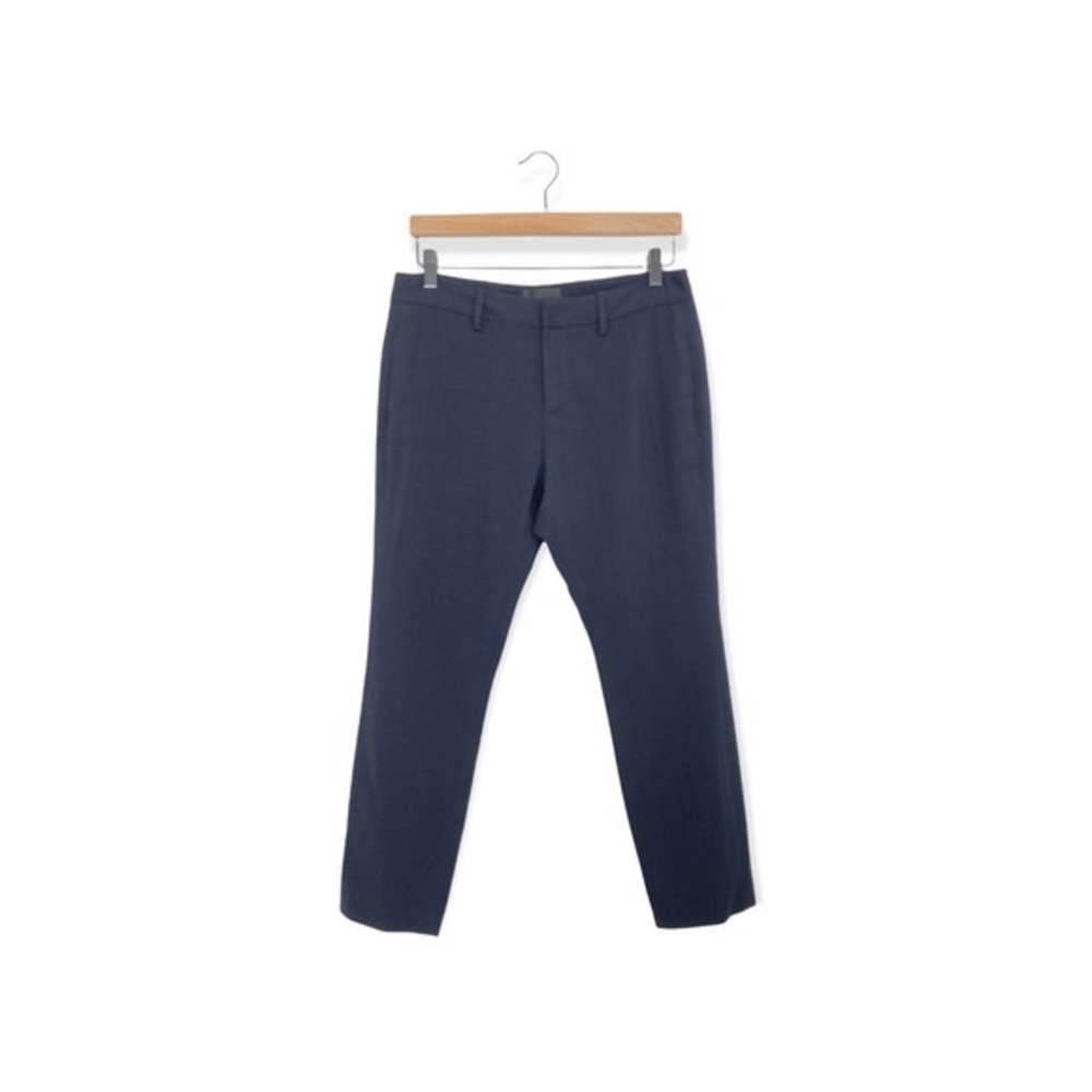 NILI LOTAN Pants Size 10 (Estimate) Navy Blue Crepe SEE MEASUREMENTS SIZE CHART